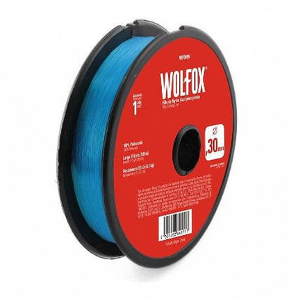 HILO PESCAR NYLON AZUL #30 "WOLFOX"