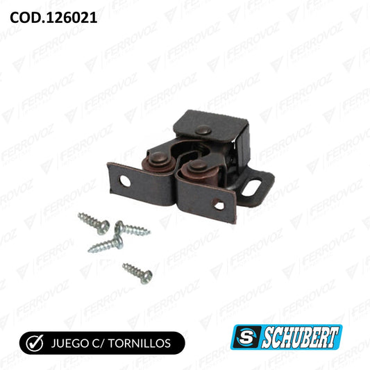 CERROJO SAPITO ZIC ZAG RODILLO BRONCE