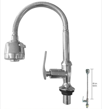 CAÑO COCINA CORRUGADO FLEXIBLE  MESA "C&A"