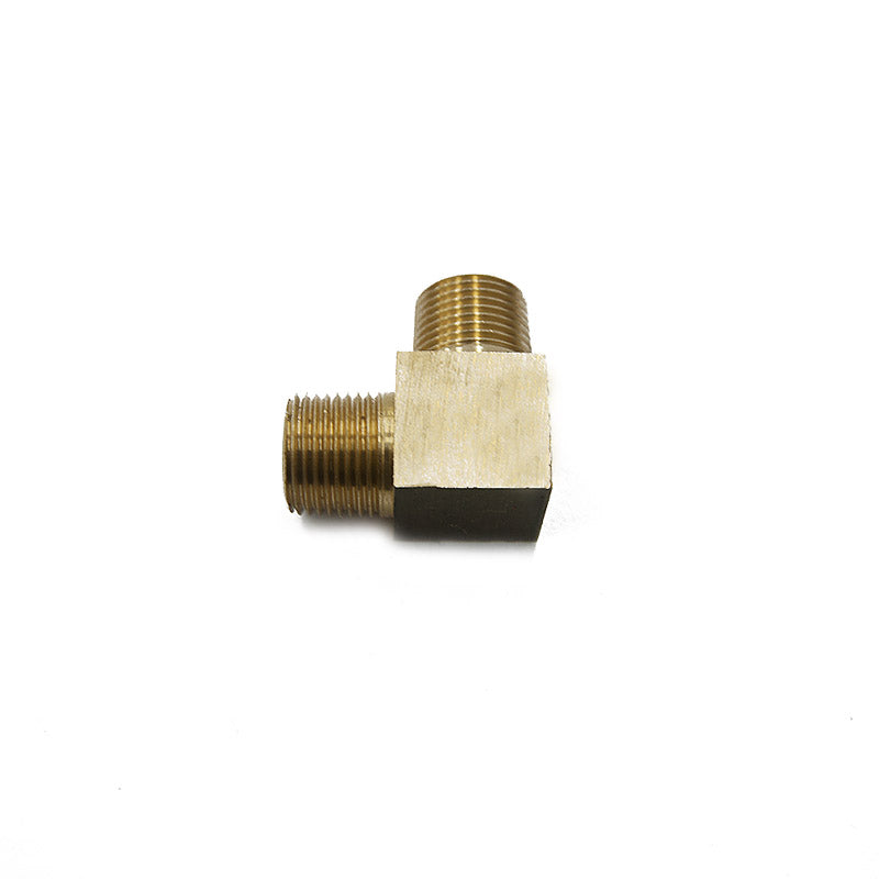 CODO BRONCE 1/8" MACHO x 1/8" MACHO "COMERCIAL"
