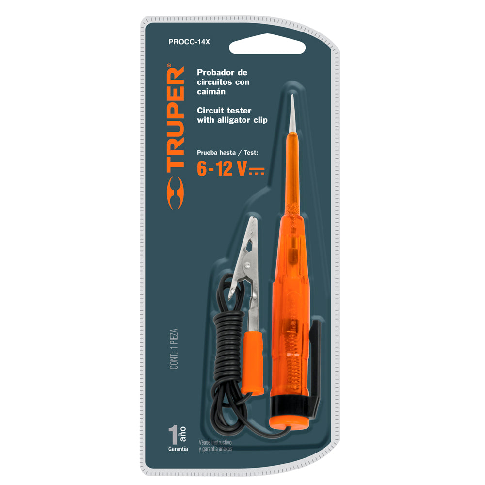 PROBADOR PILOTO DE CORRIENTE 14cm   "TRUPER "