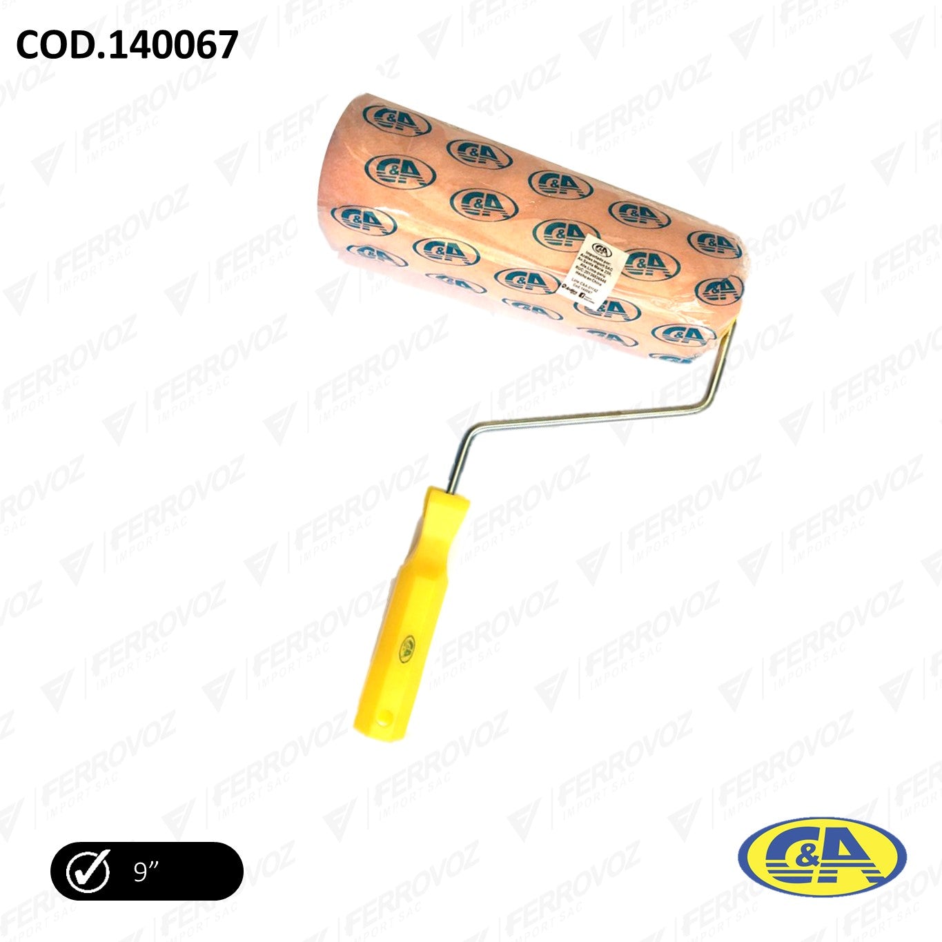 RODILLO PINTAR 9" MELON "ALTA DENSIDAD"