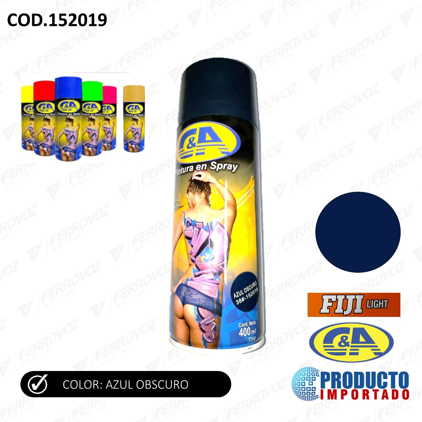 PINTURA SPRAY AZUL OSCURO