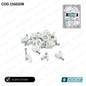 GRAPA PVC CABLE 10MM (x 10 unidades)