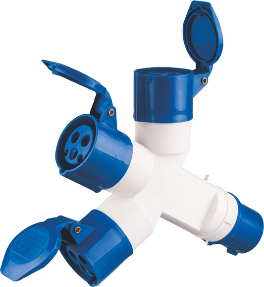 CONECTOR TRIDENTE SEMI INDUSTRIAL TIPO MENNEKES