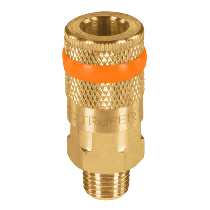 ACOPLE RAPIDO 1/4 NPT MACHO "TRUPER"