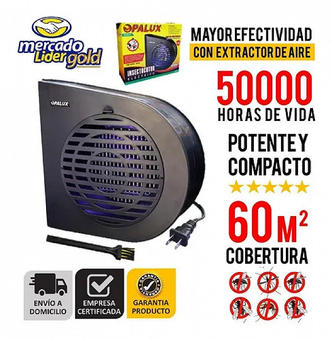 INSECTOCUTOR LED UV C/EXTRACTOR