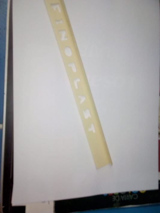 PERFIL PORCELANATO PVC BONE  10.5 mm