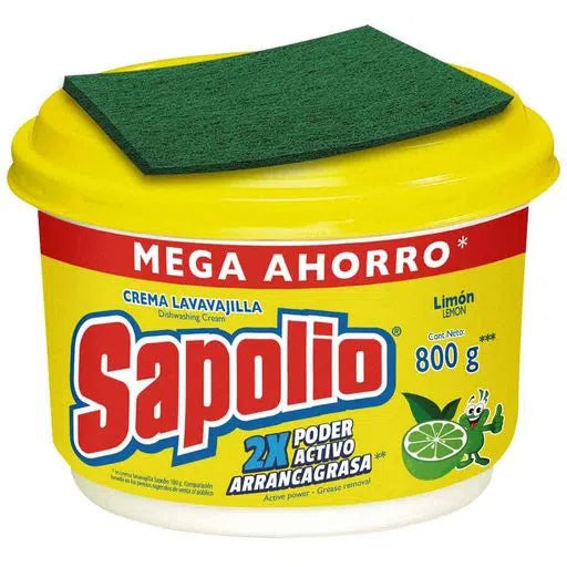 LAVAVAJILLA SAPOLIO LIMON 800 GR
