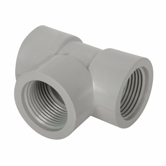 TEE 1" C/ROSCA PVC