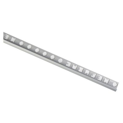 PERFIL MAYOLICA PVC  ALUMINIO 8.5 mm x 2 mts.