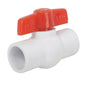 LLAVE PASO PVC S/ROSCA 3/4"  "COMERCIAL"