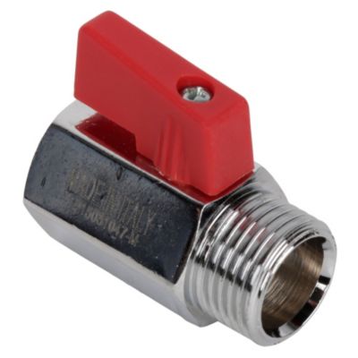 LLAVE PASO MINI MACHO- HEMBRA 1/2" "VALMAX"