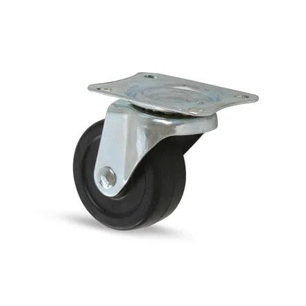 GARRUCHA MOVIL PLATAFORMA NEGRO 2 1/2"  (x und)