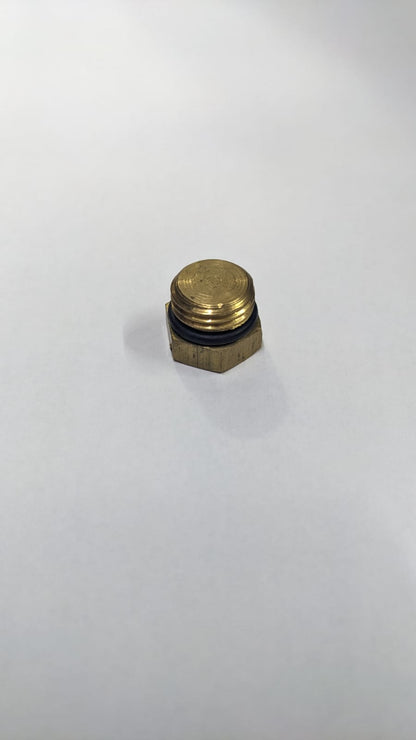 TAPON MEDIDOR AGUA BRONCE 1/4"
