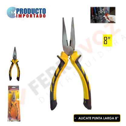 ALICATE  PUNTA LARGA 6" COMERCIAL