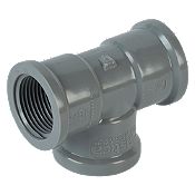 TEE AGUA 1/2" C/ROSCA INYECTADO "INYECTOPLAST"