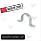 ABRAZADERA C/2 OREJAS 1 1/2"  INC. TORNILLOS ( X PAR )