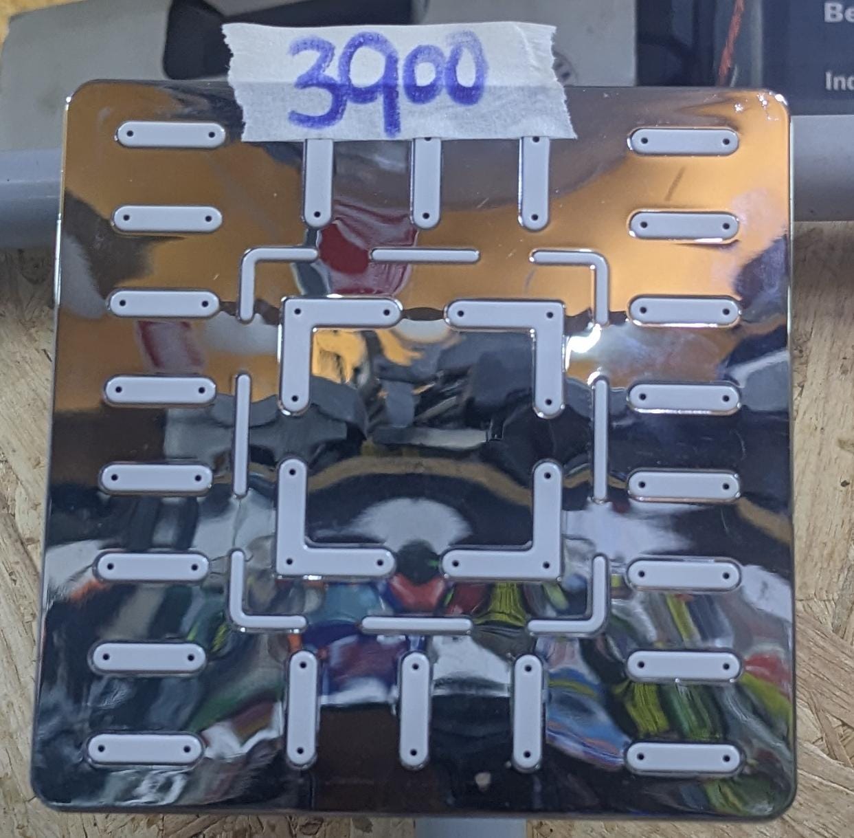 CABEZA DUCHA  CUADRADA C/BRAZO 4 1/2"  CROMADO