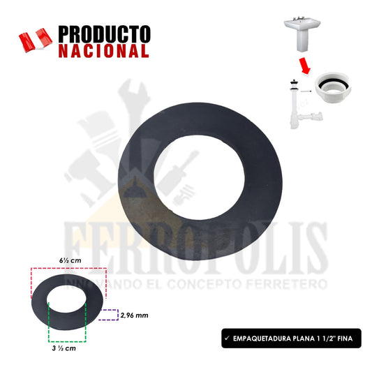 EMPAQUETADURA PLANA 1 1/2" FINA