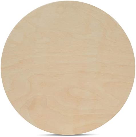 TABLITA MADERA CIRCULAR  12.5CM GRANDE