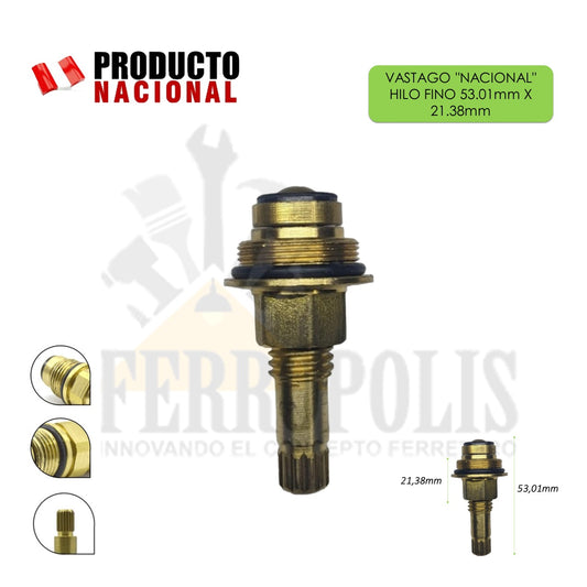 VASTAGO "NACIONAL" HILO FINO 53.01mm X 21.38mm