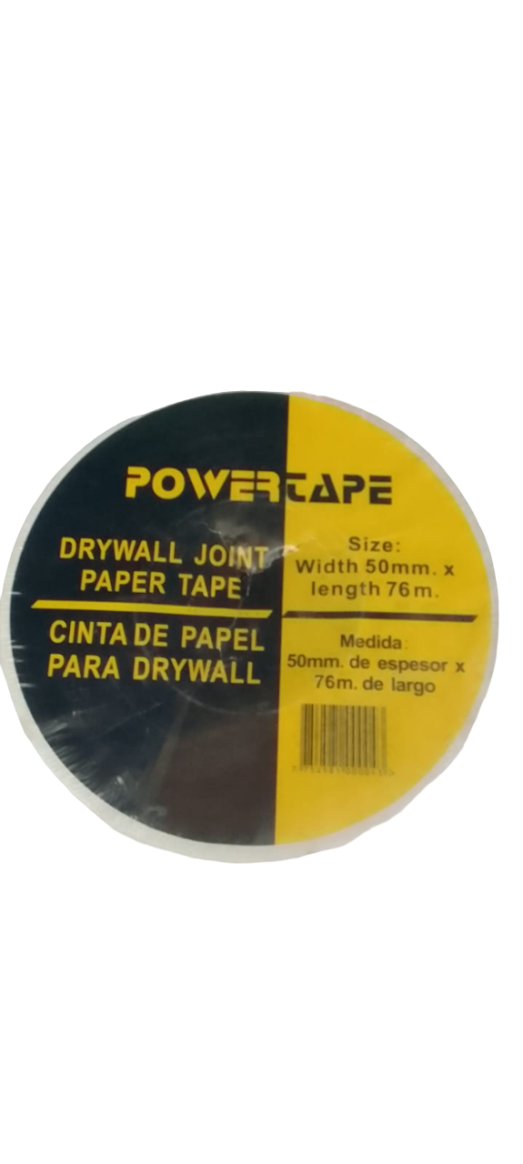 CINTA PAPEL DRYWALL 50MM X 76M "POWER TAPE"