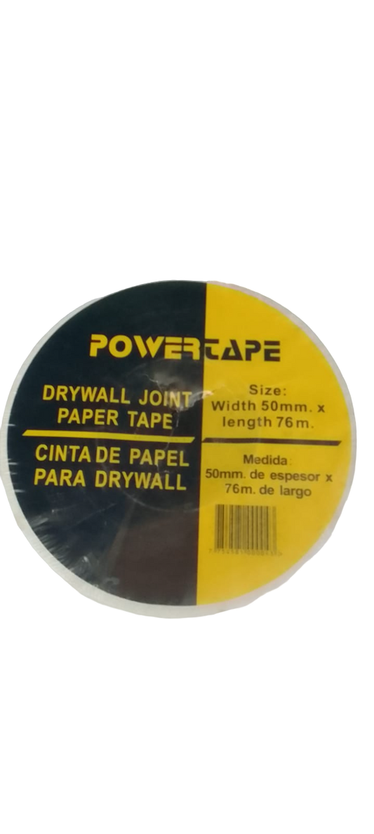 CINTA PAPEL DRYWALL 50MM X 76M "POWER TAPE"