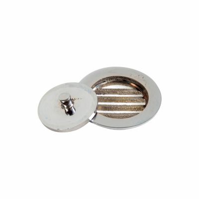 SUMIDERO TAPON METAL REJILLA CROMADO 2"