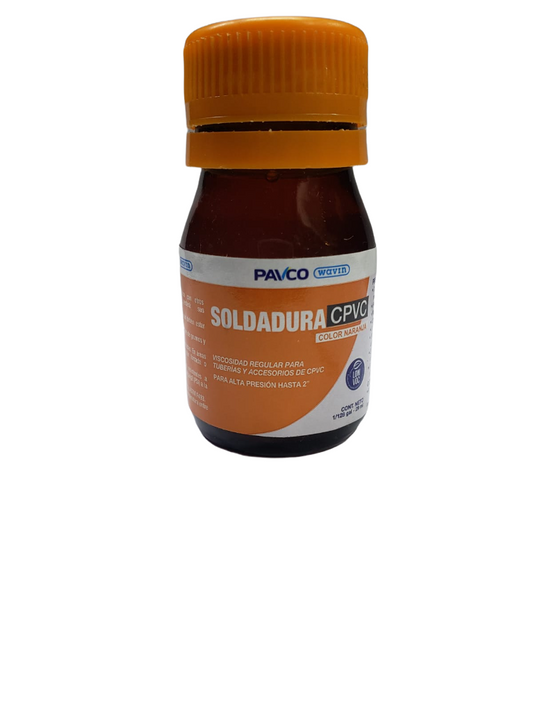 PEGAMENTO AGUA CALIENTE VIDRIO  CPVC 1/128 GAL