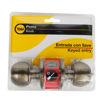 CHAPA BOLA DORADO SEMIPESADA "YALE"