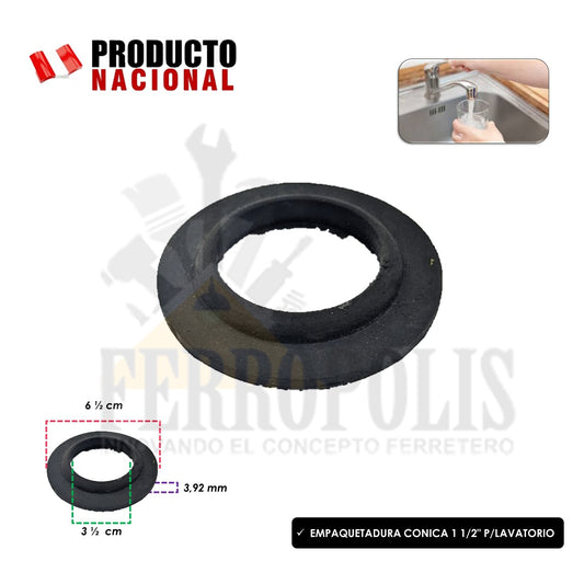 EMPAQUETADURA CONICA 1 1/2" P/LAVATORIO