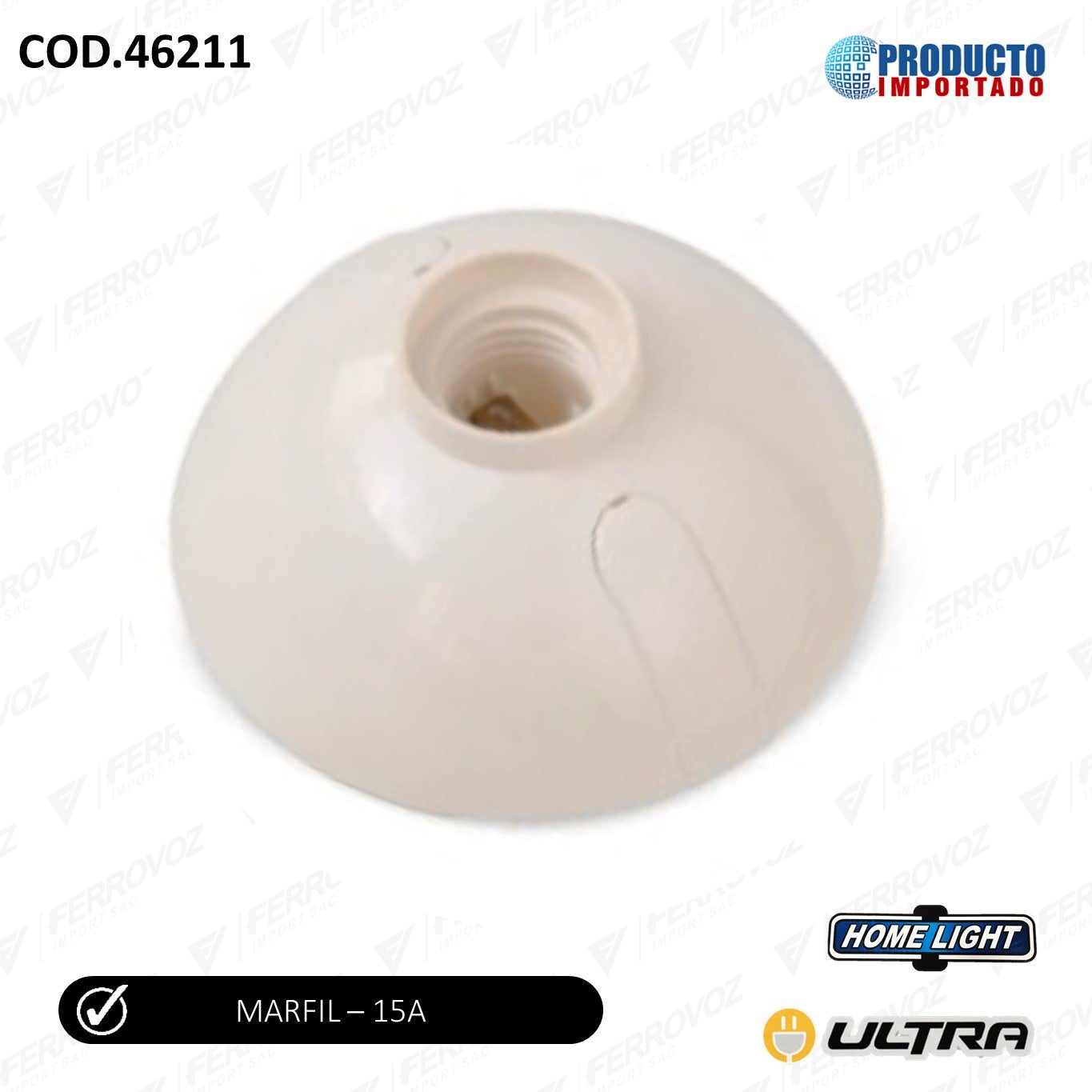 WALL SOCKET OVAL "BREIKER"