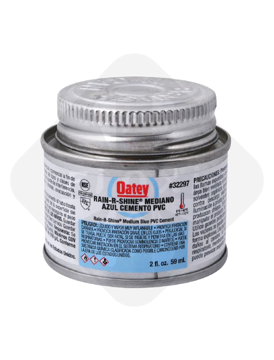 PEGAMENTO TUBO AZUL C/BROCHA 2oz 1/64" "OATEY"