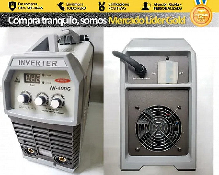 MAQUINA SOLDAR INVERSORA MULTIFASE 250A-400A TRIFASICA 380V  MONOFASICA 240V