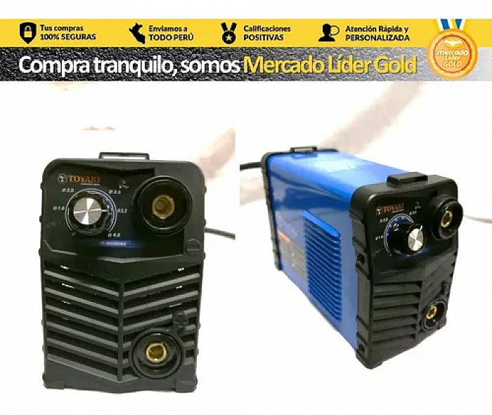 MAQUINA SOLDAR INVERSORA 200A "TOYAKI" INC. MALETA