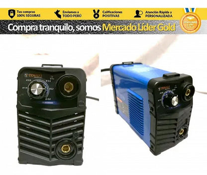 MAQUINA SOLDAR INVERSORA 200A "TOYAKI" INC. MALETA