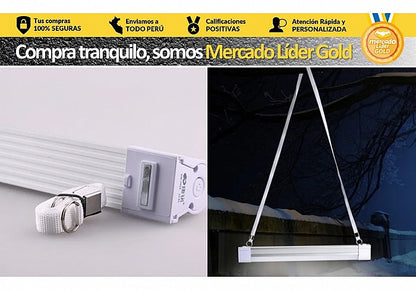 Lampara Led Portatil Recargable Base Aluminio 9w 200w