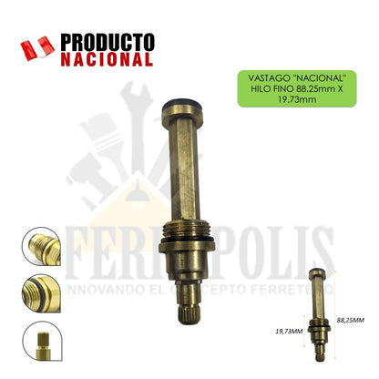 VASTAGO "NACIONAL" HILO FINO  88.25MM X 19.73MM