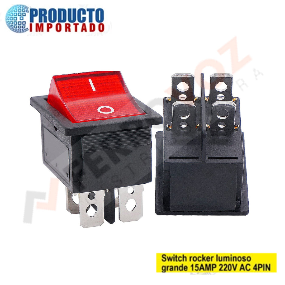 INTERRUPTOR SWITCH 4 PÍNES SOLDADORA 15A - 20A – Ferropolis PERU
