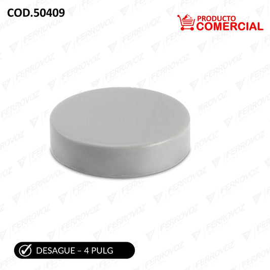 TAPON DESAGUE 4" "COMERCIAL"