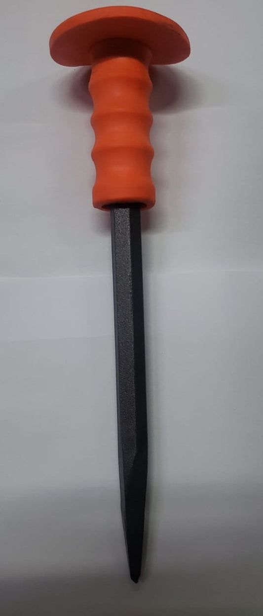 CINCEL PUNTA MANGO GOMA 12"