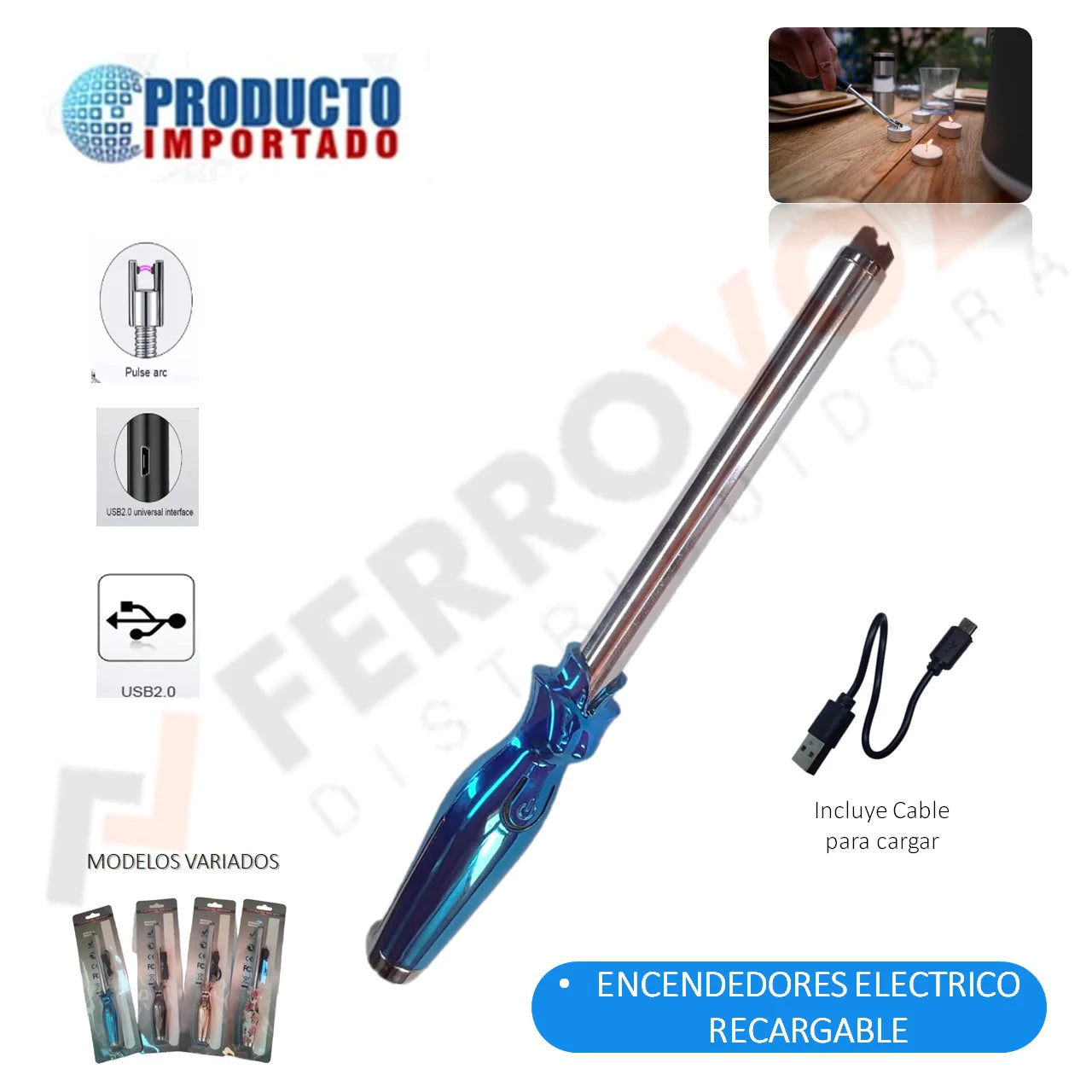 ENCENDEDORES COCINA ELECTRICO RECARGABLE