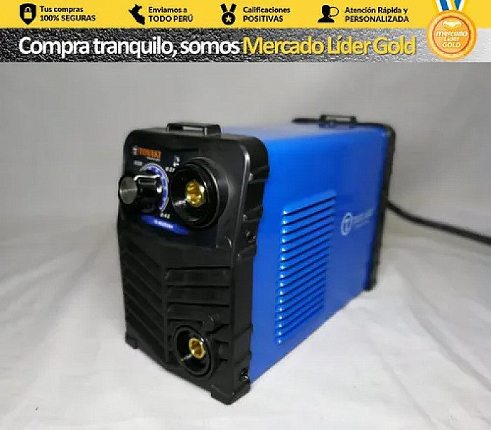 MAQUINA SOLDAR INVERSORA 200A "TOYAKI" INC. MALETA