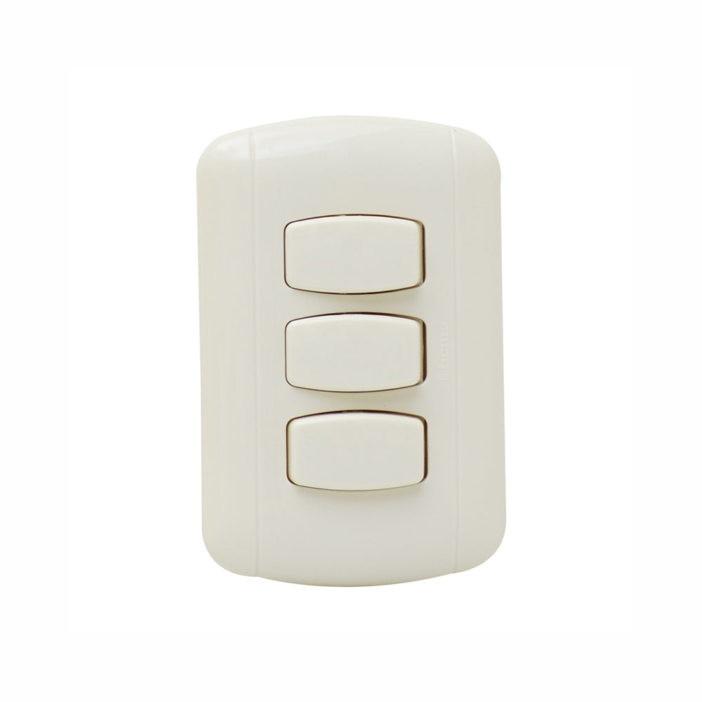 INTERRUPTOR TRIPLE P/EMPOTRAR MARFIL