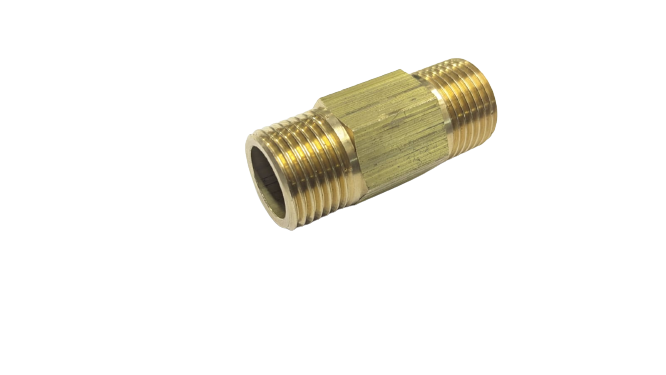 NIPLE BRONCE 1/2" x 1/2"