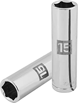 DADO TUBULAR HEXAGONAL ENCASTRE 1/2" x 15MM "TRUPER"