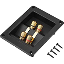 TERMINAL P/PARLANTE C/BORNERA 4 VIAS GOLD