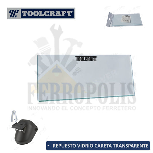 REPUESTO VIDRIO CARETA TRANSPARENTE