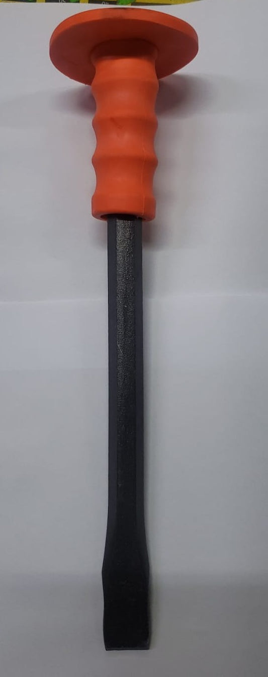 CINCEL PLANO MANGO GOMA 12"